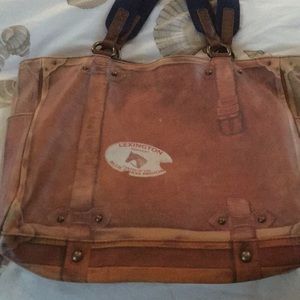 Leather handbag